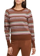 Calvin Klein Fair Isle Crew Neck Sweater