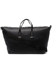 Calvin Klein faux-leather weekend bag