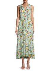 Calvin Klein Floral-Print Maxi Dress