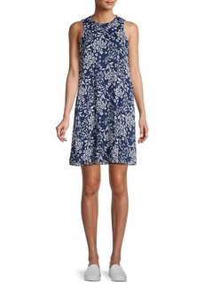 Calvin Klein Floral-Print Mini Shift Dress