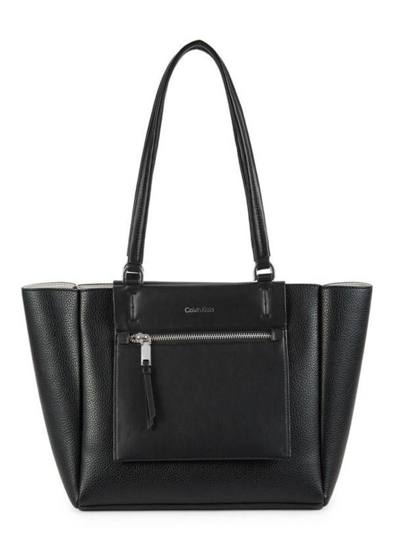 Calvin Klein Gala Faux Leather Tote