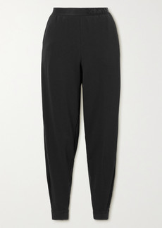 Calvin Klein Gloss Printed Stretch-cotton Jersey Sweatpants