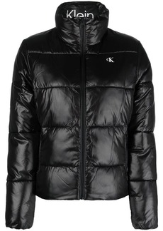 Calvin Klein glossy-finish padded jacket