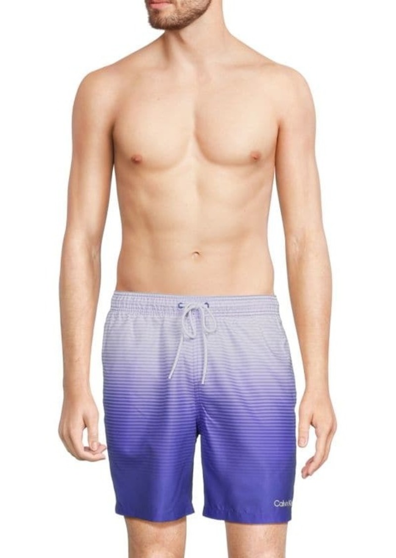 Calvin Klein Gradient Stripe Swim Shorts