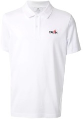 Calvin Klein heart logo embroidered polo shirt