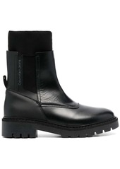 Calvin Klein high-ankle leather Chelsea boots