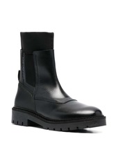 Calvin Klein high-ankle leather Chelsea boots