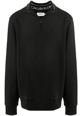 Calvin Klein high-neck cotton sweatshirt