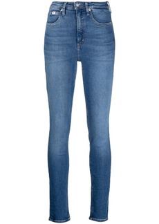 Calvin Klein high-rise skinny-cut jeans