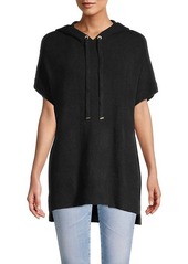 Calvin Klein Hooded Poncho Sweater