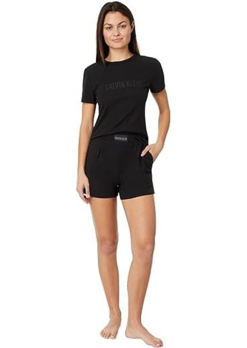 Calvin Klein Intense Power Lounge Short Sleeve Sleep Set