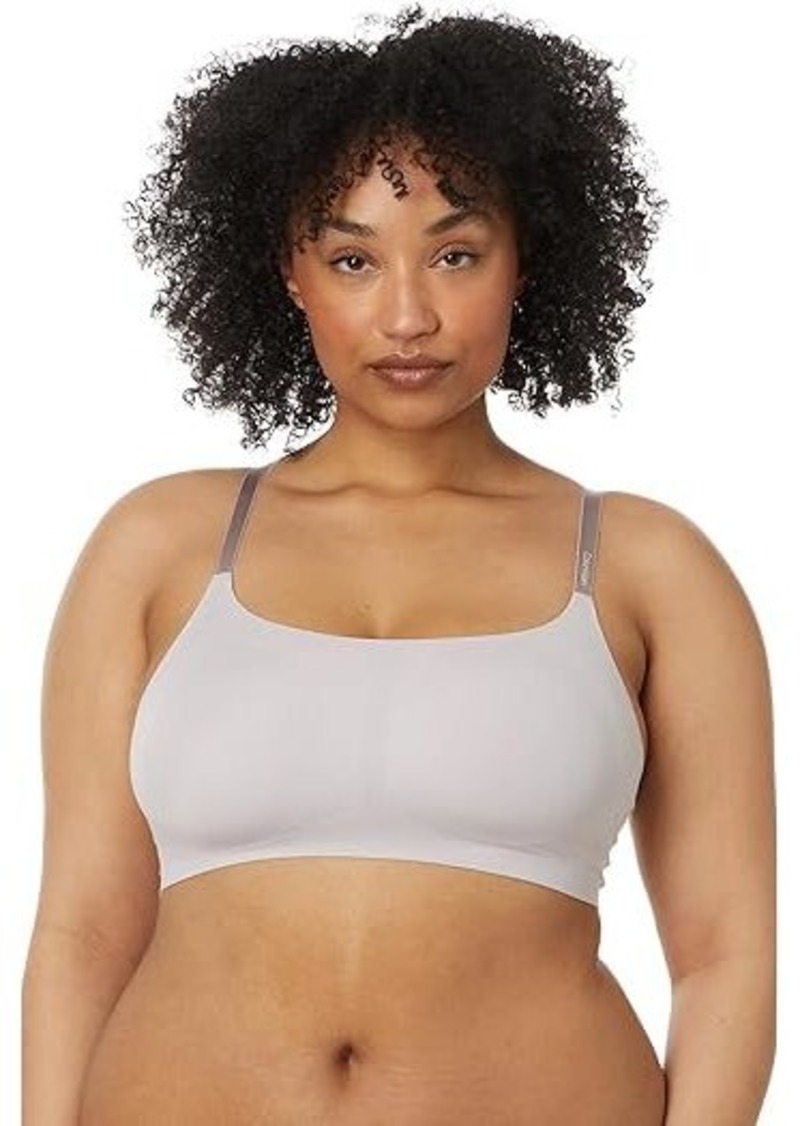 Calvin Klein Invisibles Comfort Seamless Adjustable Skinny Strap Retro Bralette Bra