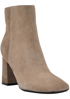 Calvin Klein Izial Womens Leather Block heel Ankle Boots
