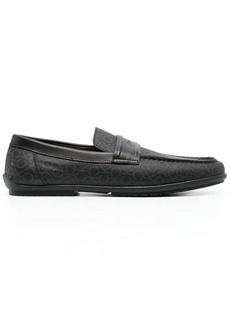 Calvin Klein jacquard-monogram loafers