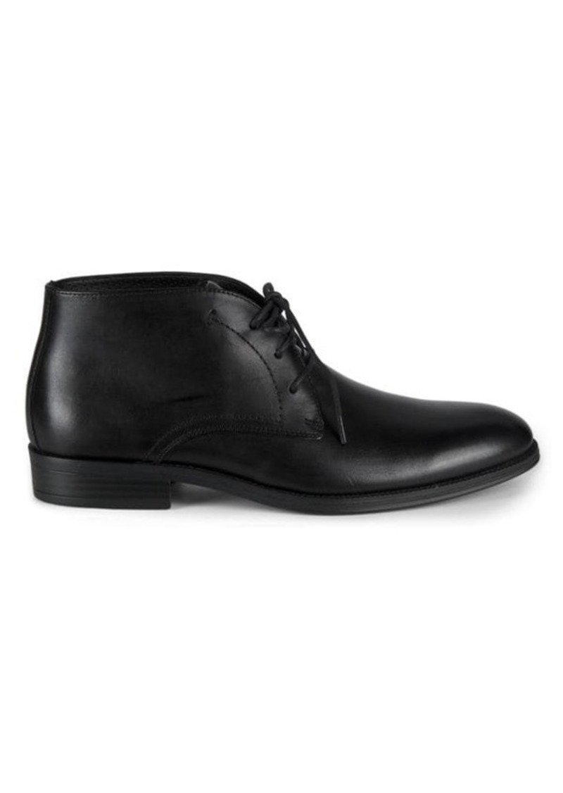 Calvin Klein Javin Leather Chukka Boots