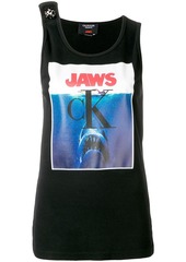 Calvin Klein Jaws embellished logo tank