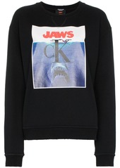 Calvin Klein jaws logo cotton sweatshirt