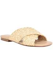 Calvin Klein June2 Womens Slip On Flat Slide Sandals