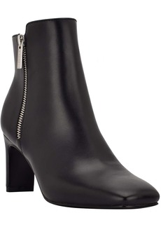 Calvin Klein KCCOLI2 Womens Square Toe Faux Leather Ankle Boots
