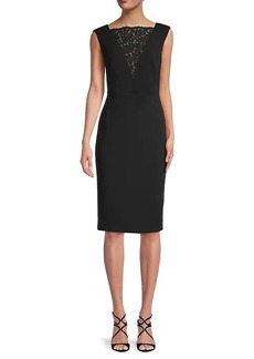 Calvin Klein Lace Sheath Dress