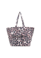 Calvin Klein leopard print tote bag