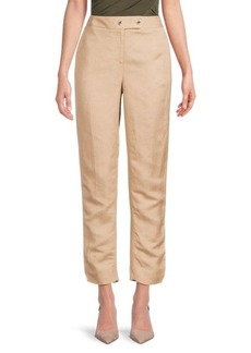Calvin Klein Linen Blend Straight Pants