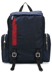 Calvin Klein logo cargo backpack
