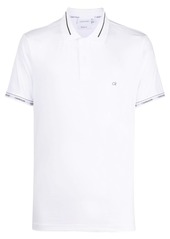 Calvin Klein logo embroidered polo shirt