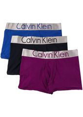 Calvin Klein logo-embroidered trunk set