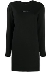 Calvin Klein logo long-sleeve dress
