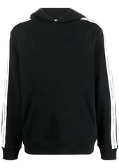 Calvin Klein logo-panel pullover hoodie