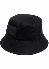Calvin Klein logo-patch bucket hat