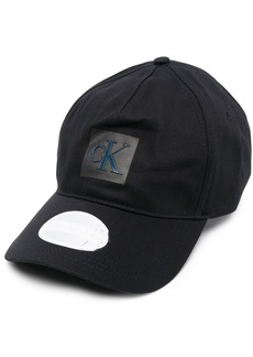 Calvin Klein logo-patch organic cotton cap