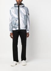 Calvin Klein logo-patch windbreaker jacket
