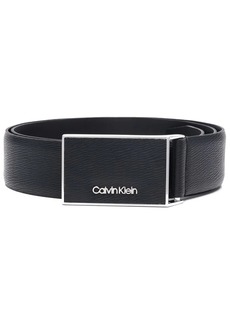 Calvin Klein logo-plaque buckle belt