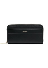 Calvin Klein logo-plaque faux-leather wallet