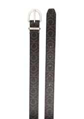 Calvin Klein logo print buckle belt