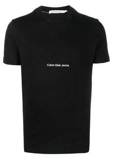 Calvin Klein logo-print detail T-shirt