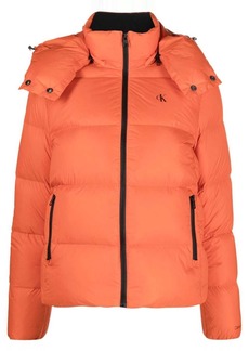 Calvin Klein logo-print down puffer jacket