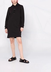 Calvin Klein logo-print hoodie short dress