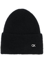 Calvin Klein logo-print knitted beanie