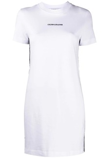 Calvin Klein logo-print mini T-shirt dress