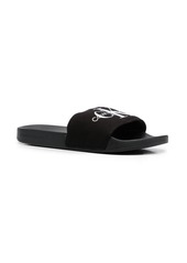 Calvin Klein logo-print moulded slides