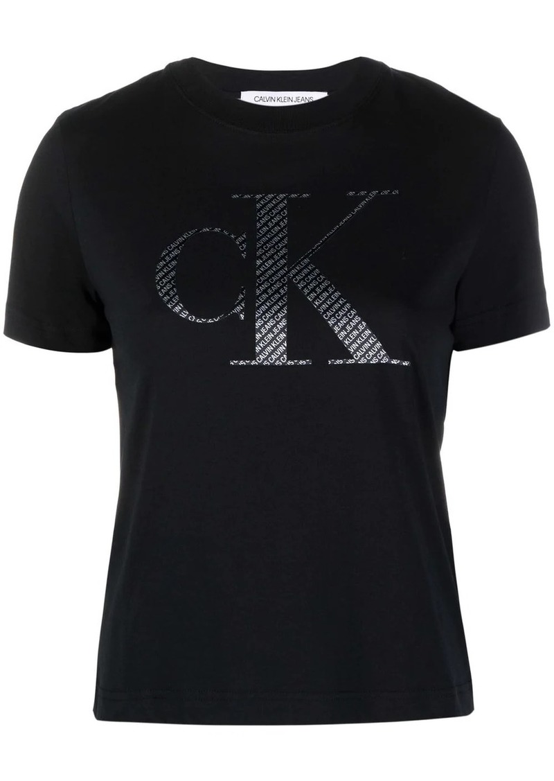 Calvin Klein logo-print organic cotton T-shirt