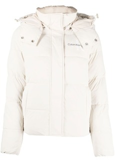 Calvin Klein logo-print padded jacket