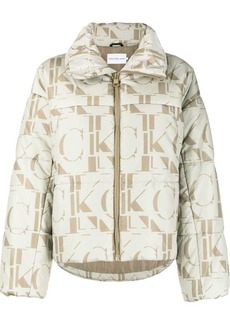 Calvin Klein logo-print puffer jacket
