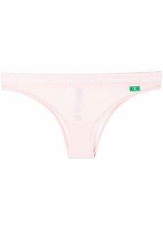 Calvin Klein logo waistband brazilian thong