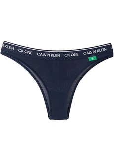 Calvin Klein logo waistband brazilian thong