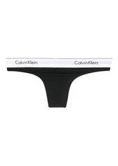 Calvin Klein logo-waistband thong