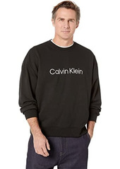 Calvin Klein Long Sleeve Oversize CK Logo Terry Crew